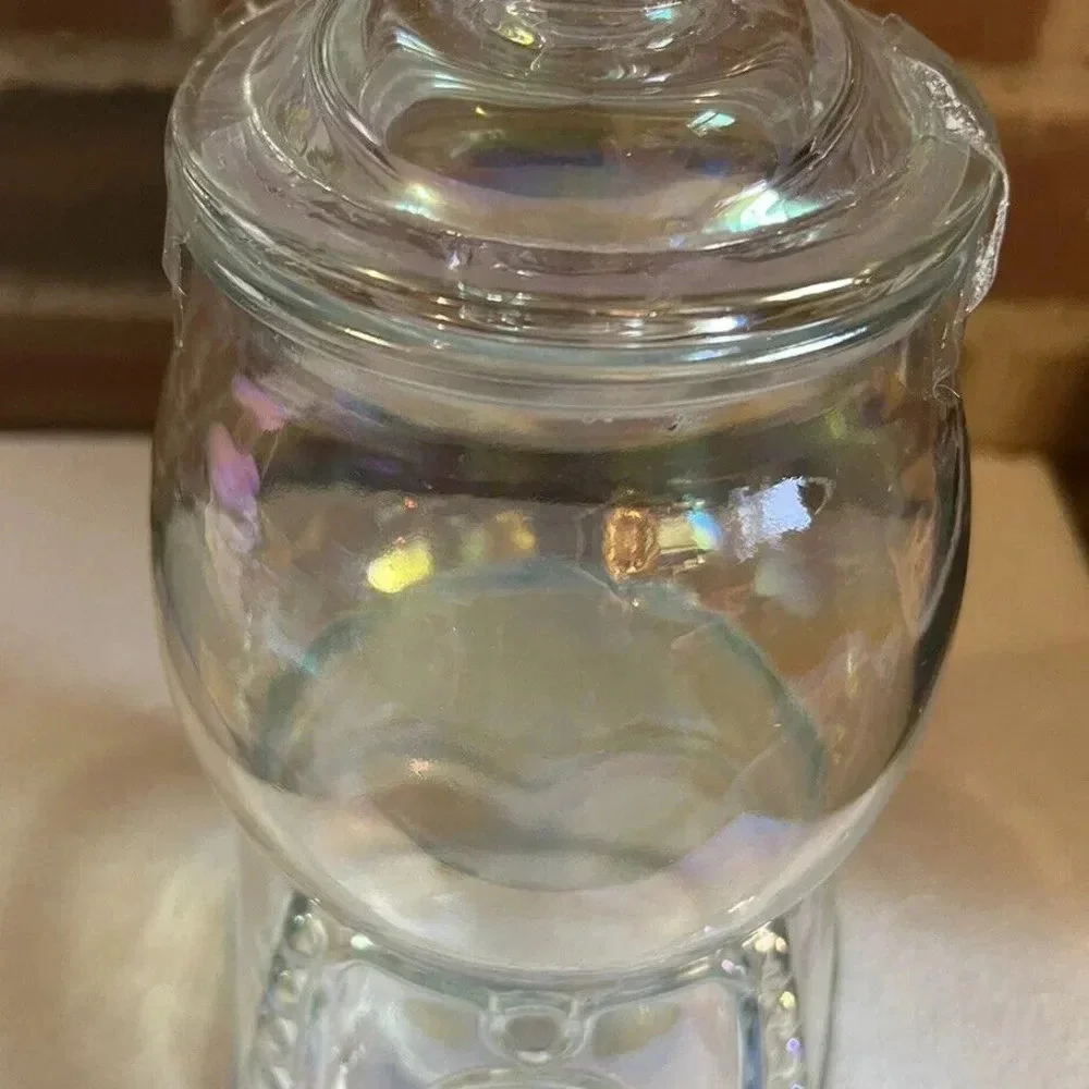 NEW Target Halloween Clear Iridescent Gumball Machine Jar Bullseye 2022 Storage